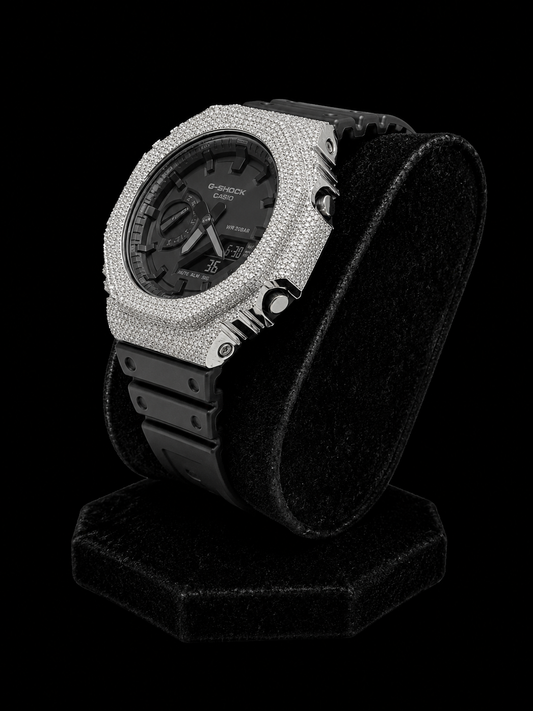 Black Natural Diamond G-Shock Watch
