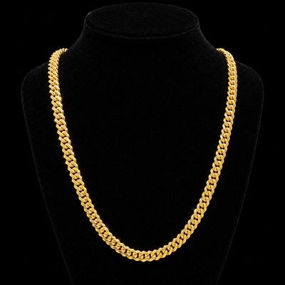 10K Gold 6mm Franco Chain