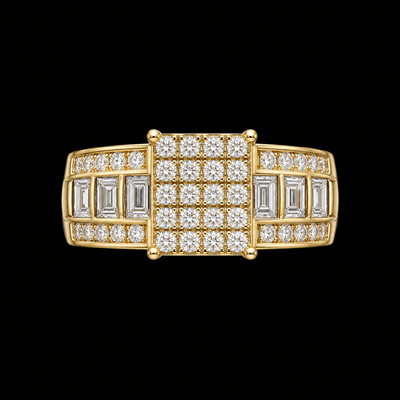 10K Gold Diamond Ring