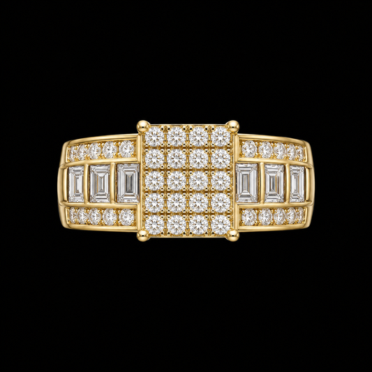 10K Gold Diamond Ring