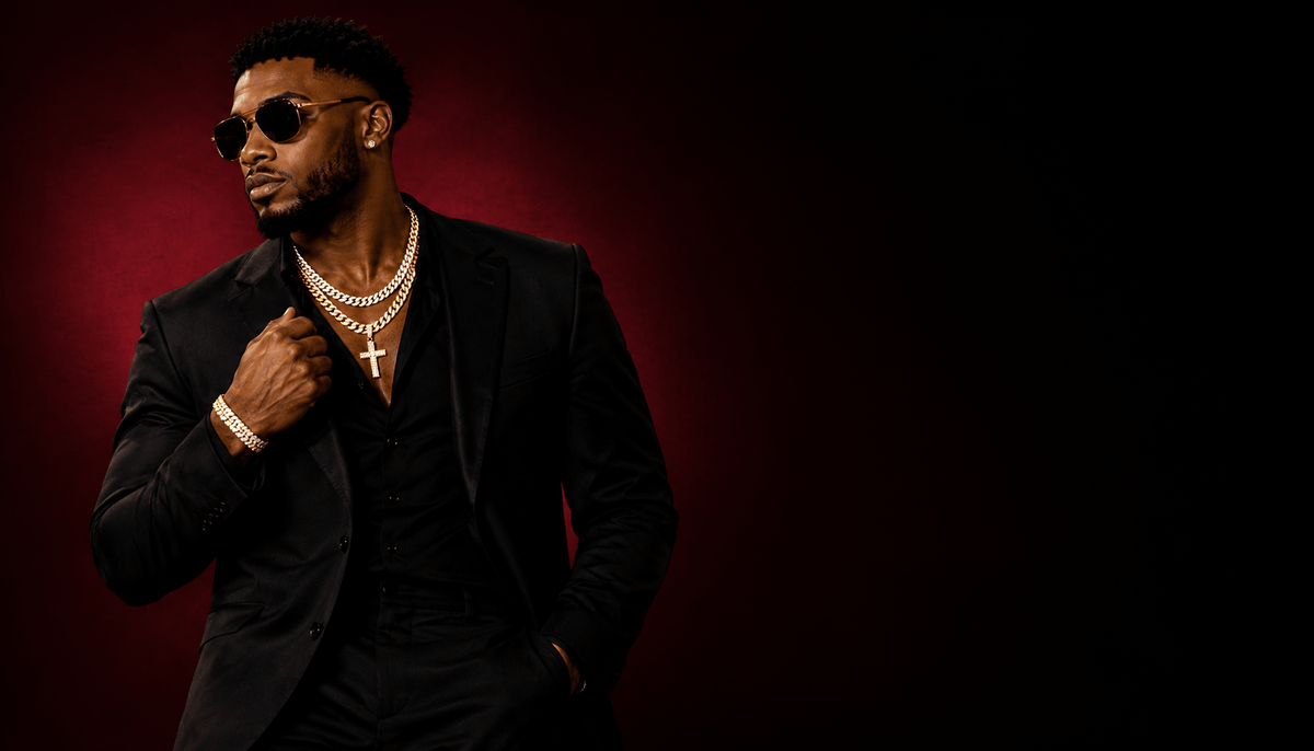 Luxury jewelry editorial banner